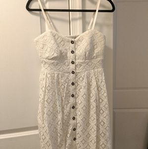 NWT Three Pink Hearts - Cream Lace Dress